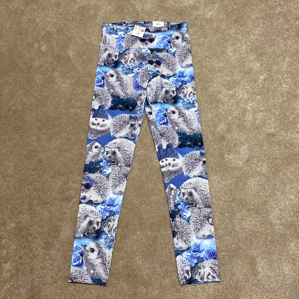 Justice, size 10, printed leggings